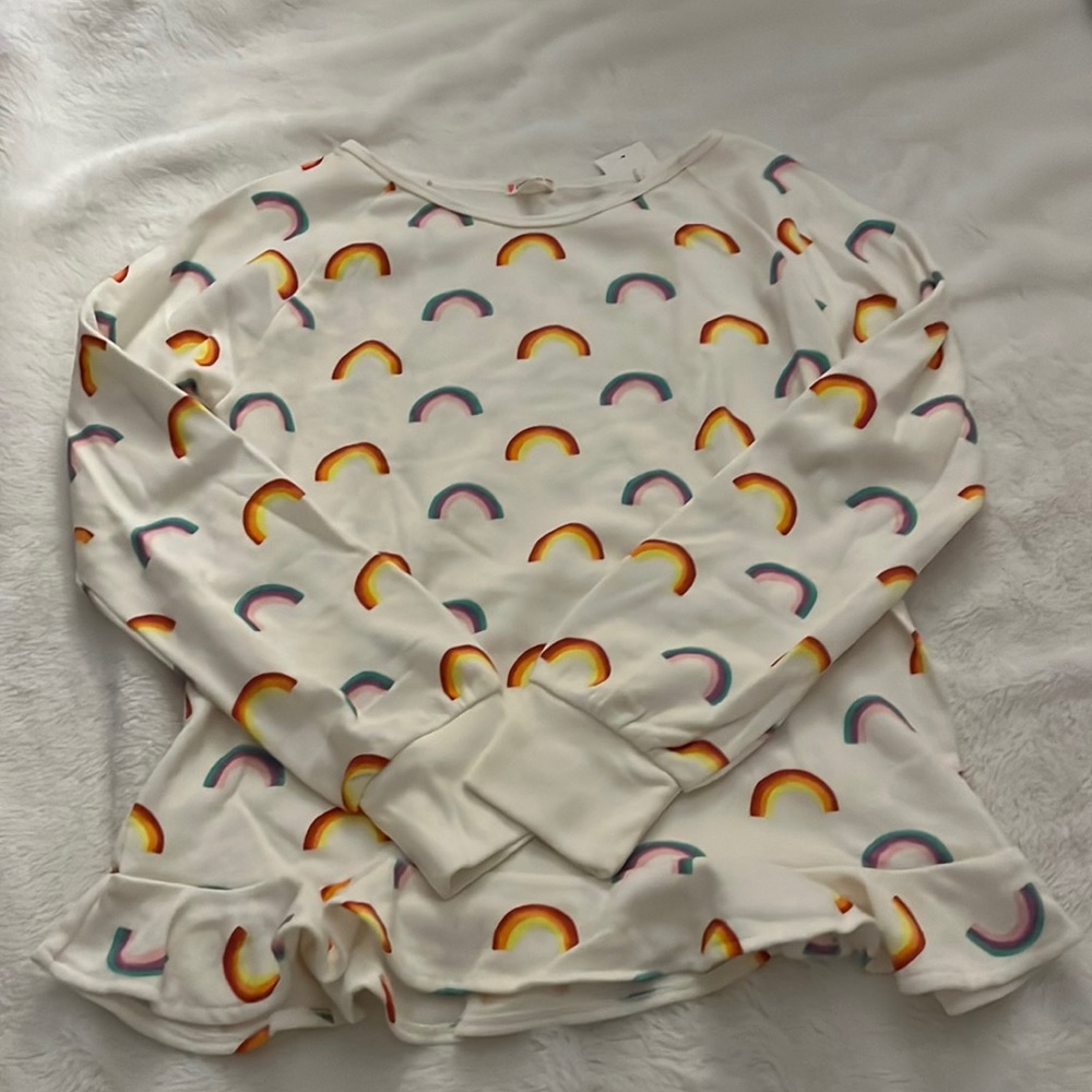 Crewcuts rainbow sweater